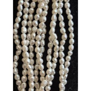 10 strands of freshwater seed pearls.